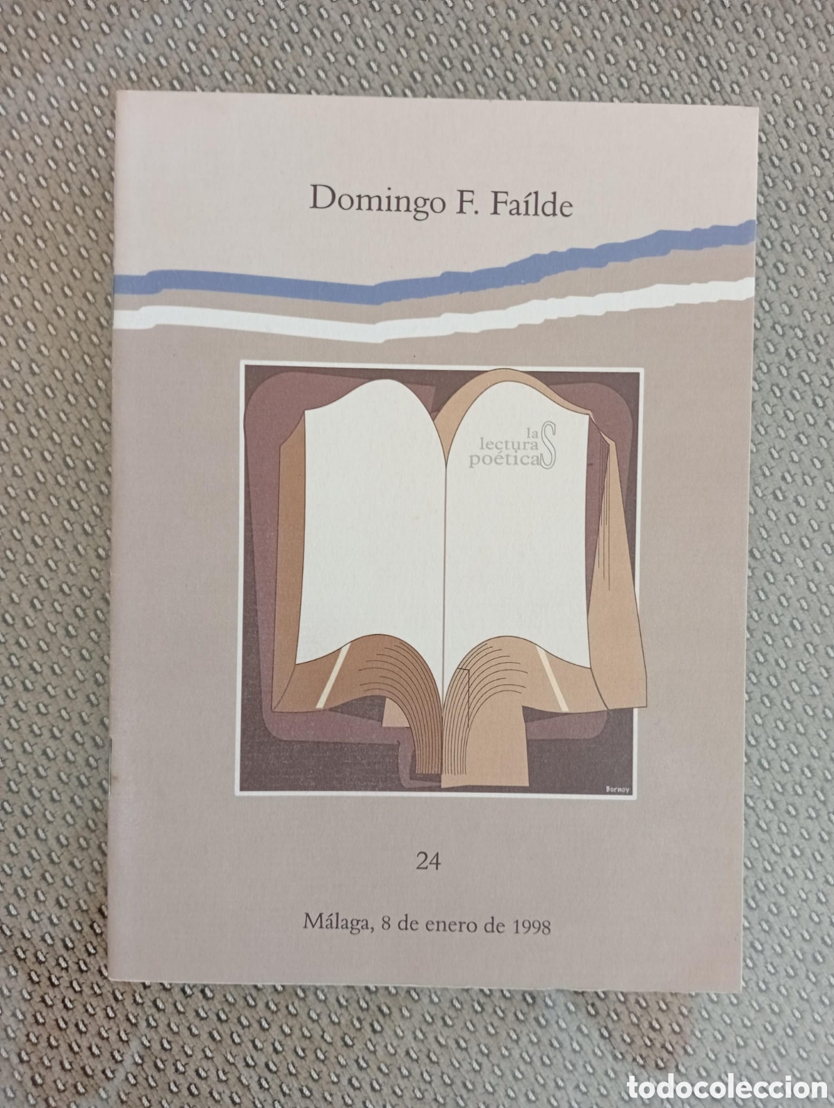 Libros de segunda mano: Domingo F Failde. Col. Las lecturas po&eacute;ticas. Generaci&oacute;n del 27. Diputaci&oacute;n de M&aacute;laga