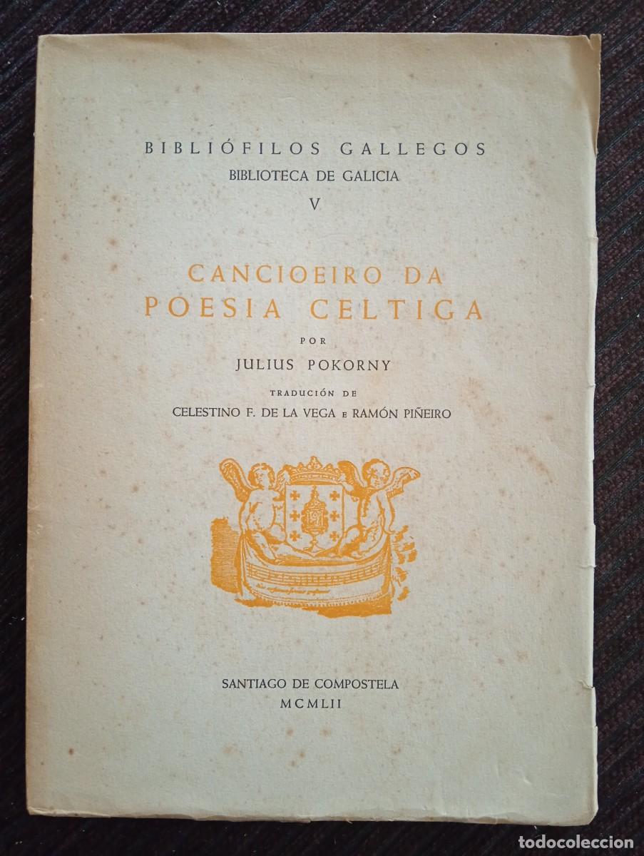Libros de segunda mano: Luis Pokorny. Cancioeiro da poesia Celtiga