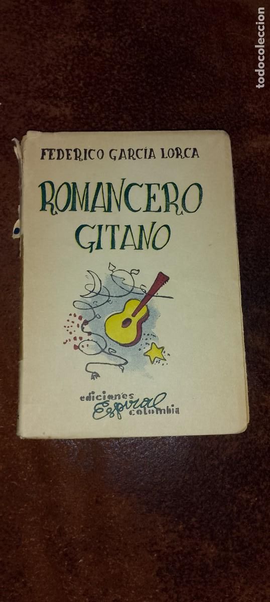 Libros de segunda mano: Romancero gitano (1944, Bogot&aacute;) - Garc&iacute;a Lorca, Federico