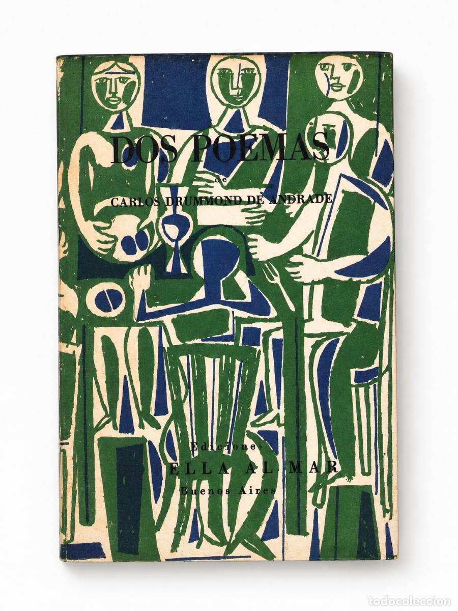 Libri di seconda mano: Carlos Drummond de Andrade &ndash; Dos poemas &ndash; Ediciones Botella al Mar &ndash; 1953 - LM