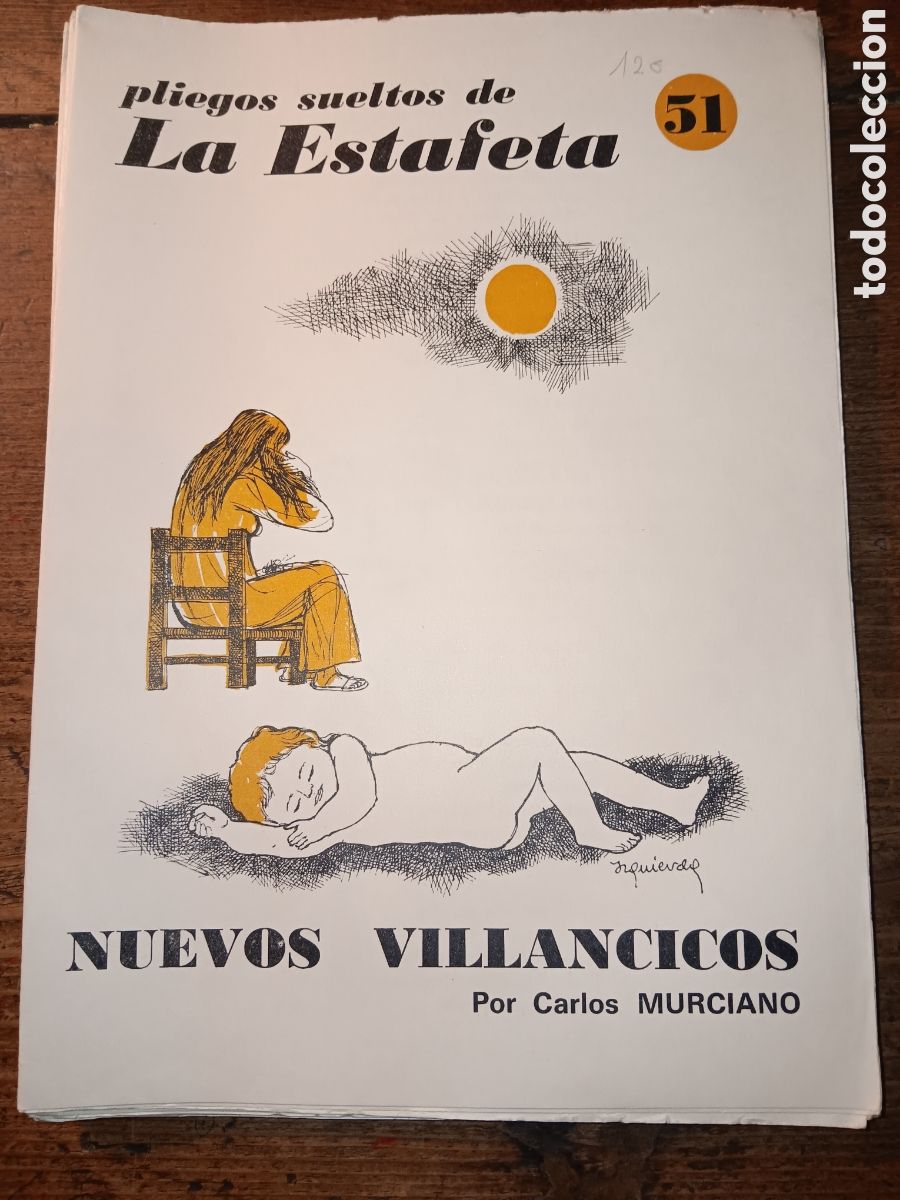 Libros de segunda mano: PLIEGOS SUELTOS DE LA ESTAFETA NUEVOS VILLANCICOS CARLOS MURCIANO