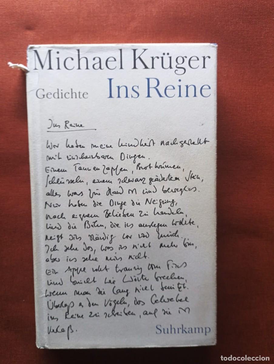 Livres d'occasion: Gedichte Ins Reine. Michael Kruger.