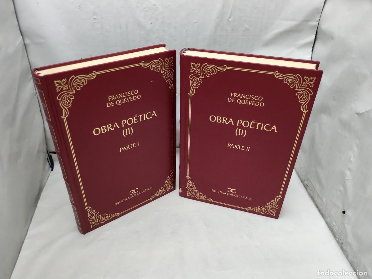 Libri di seconda mano: Francisco de Quevedo. Obra Po&eacute;tica II, DOS LIBROS: Partes I y II (Primera edici&oacute;n)