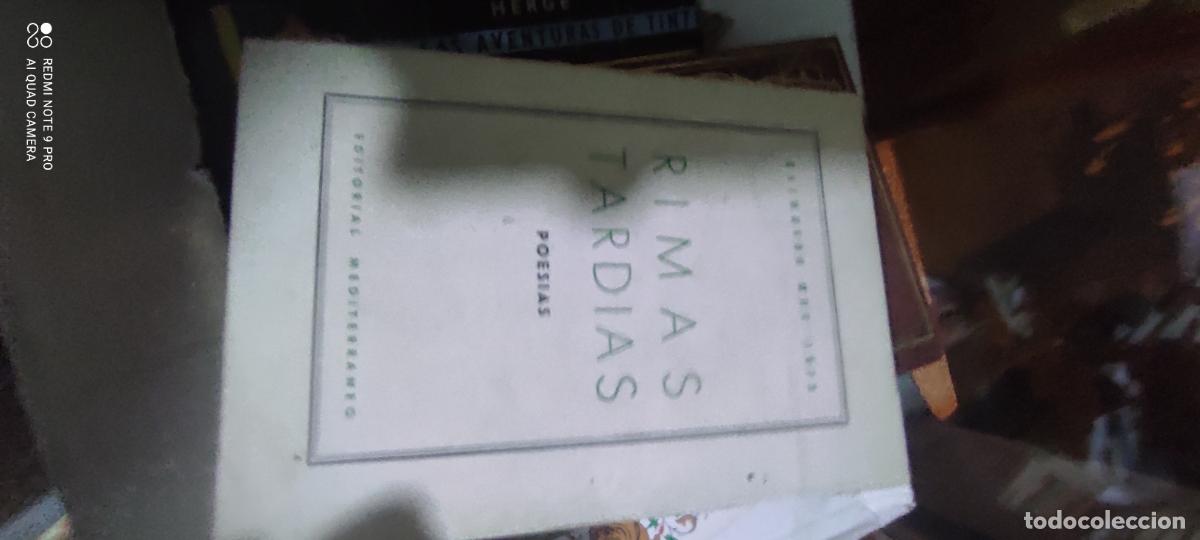 Second hand books: RIMAS TARDIAS, POESIAS - MONTA&Ntilde;ES, RAIMUNDO
