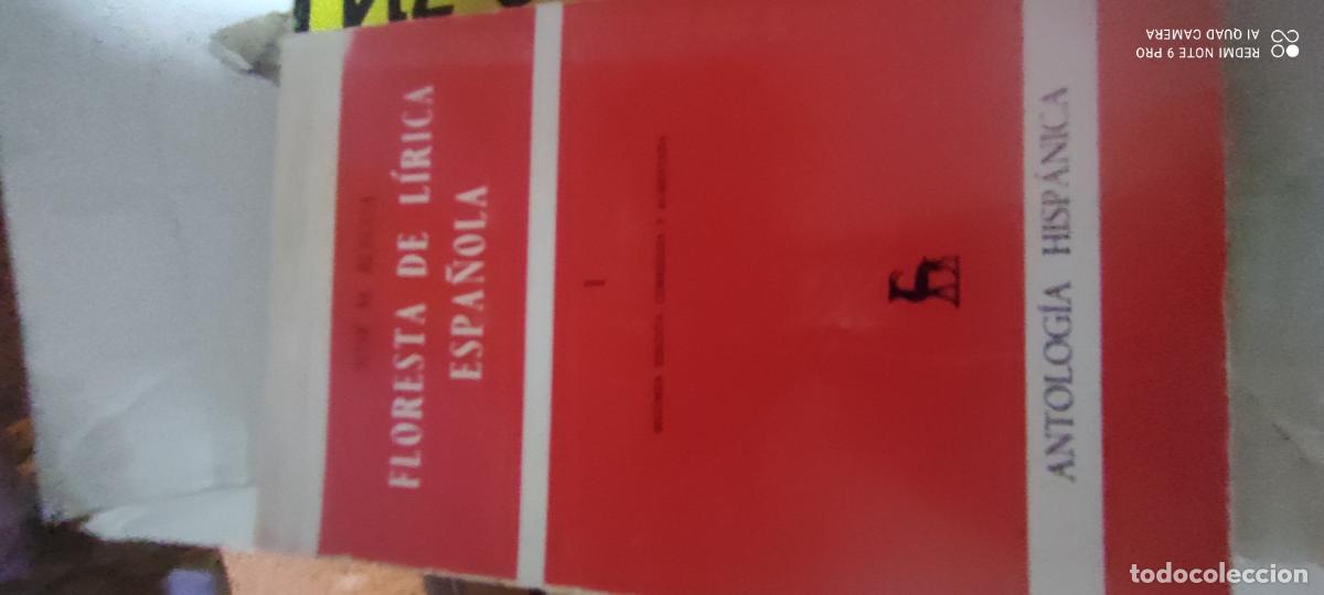 Livres d'occasion: FLORESTA LIRICA ESPA&Ntilde;OLA, JOS&Eacute; M.BLECUA,TOMO I, EDIT. GREDOS,1963,330 P&Aacute;GINAS