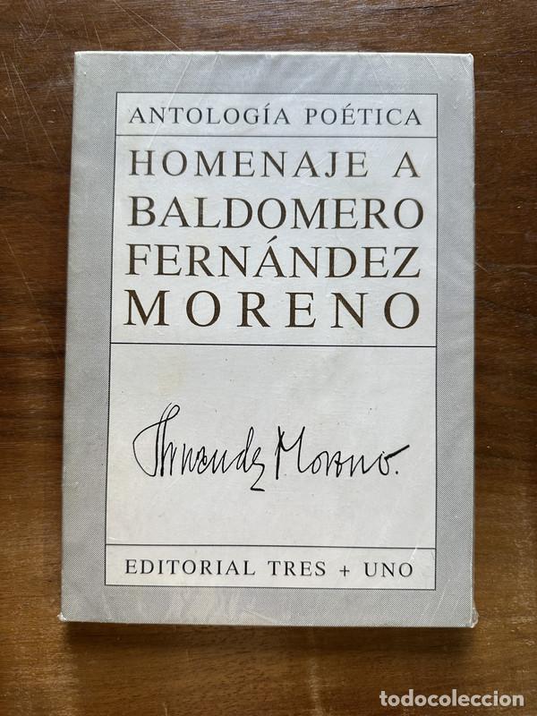 Libros de segunda mano: Homenaje a Baldomero Fernandez Moreno - Fernandez Moreno Baldomero