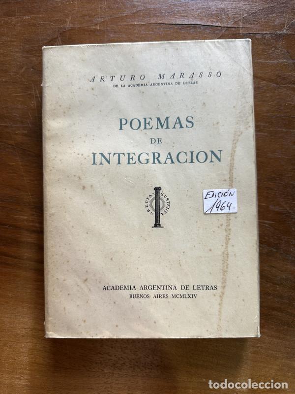 Libros de segunda mano: Poemas de Integracion - Marasso Arturo