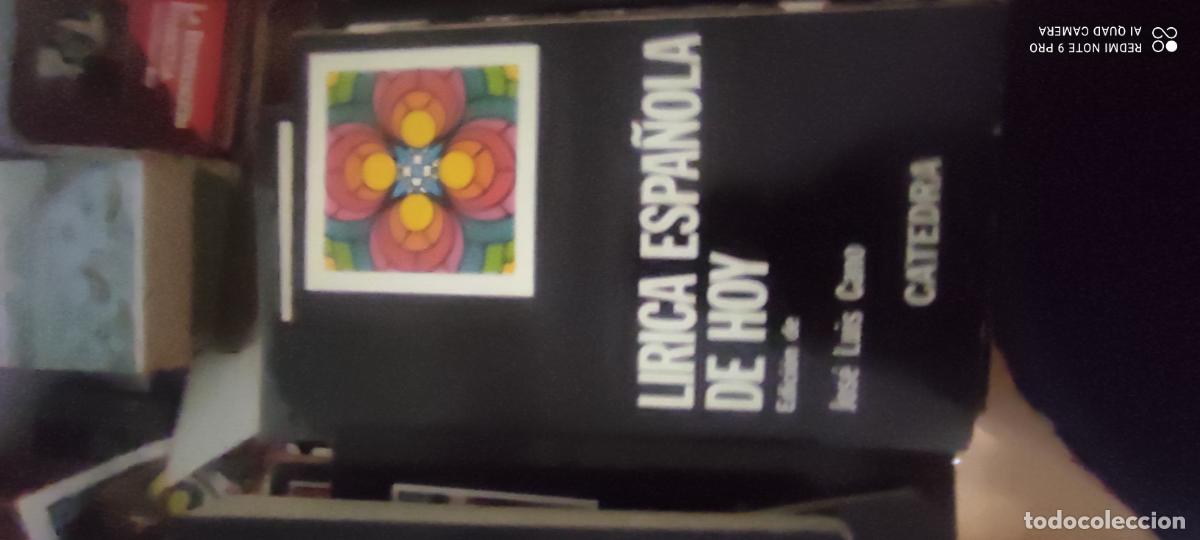 Libros de segunda mano: Lirica Espa&ntilde;ala de hoy. C&aacute;tedra