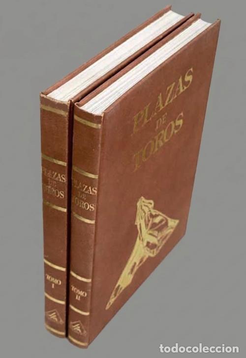 Libros de segunda mano: X1 - PLAZAS DE TOROS. TOMOS I Y II. EMILIO LAHERA. FOTOGRAFIAS PEDRO SANCHEZ. EDICIONES RUEDA 1993.
