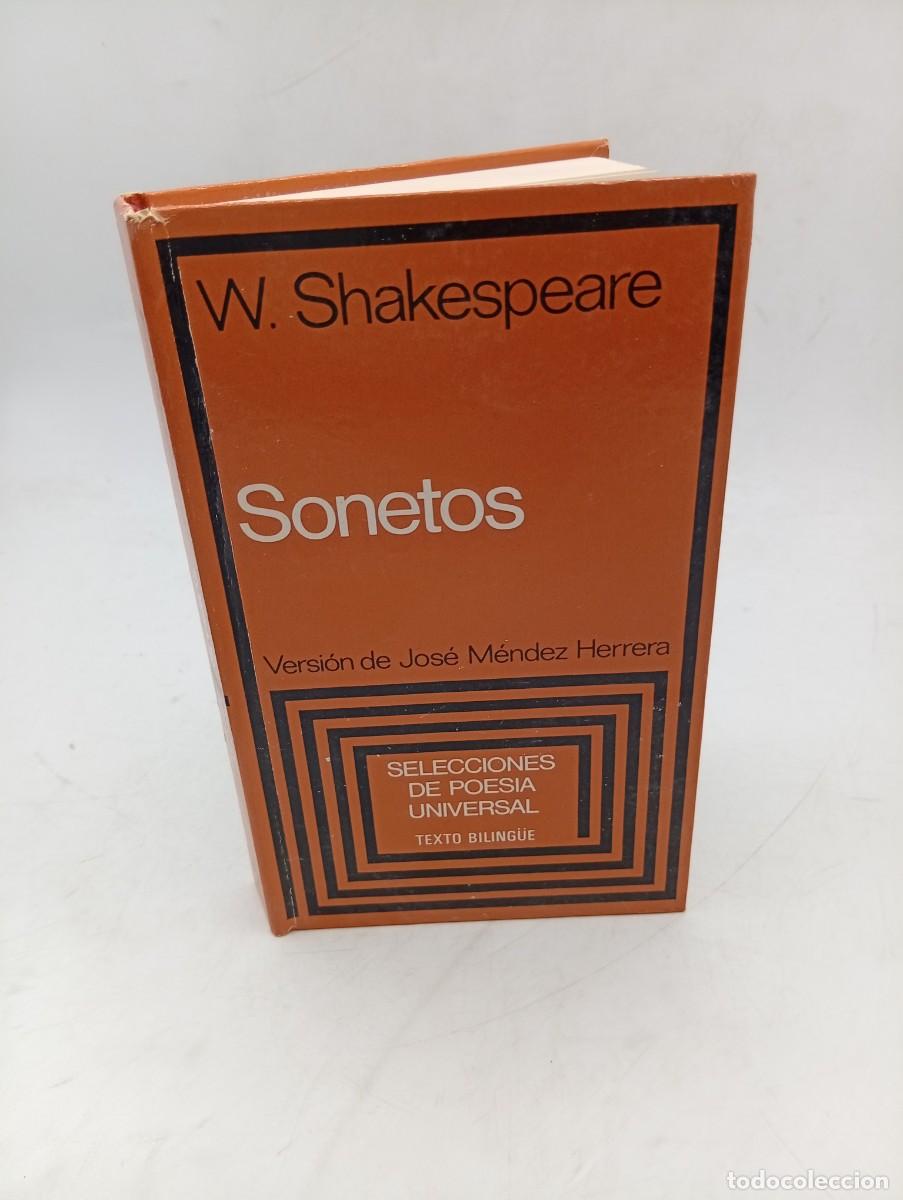 Libros de segunda mano: SONETOS. W. SHAKESPEARE. PLAZA & JANES. 1&ordf; EDICION. 1976. PAGS : 277.