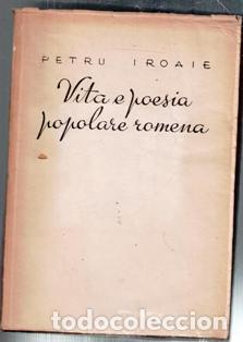 Libros de segunda mano: Vita e poes&iacute;a popolare romena, Petru Iroaie