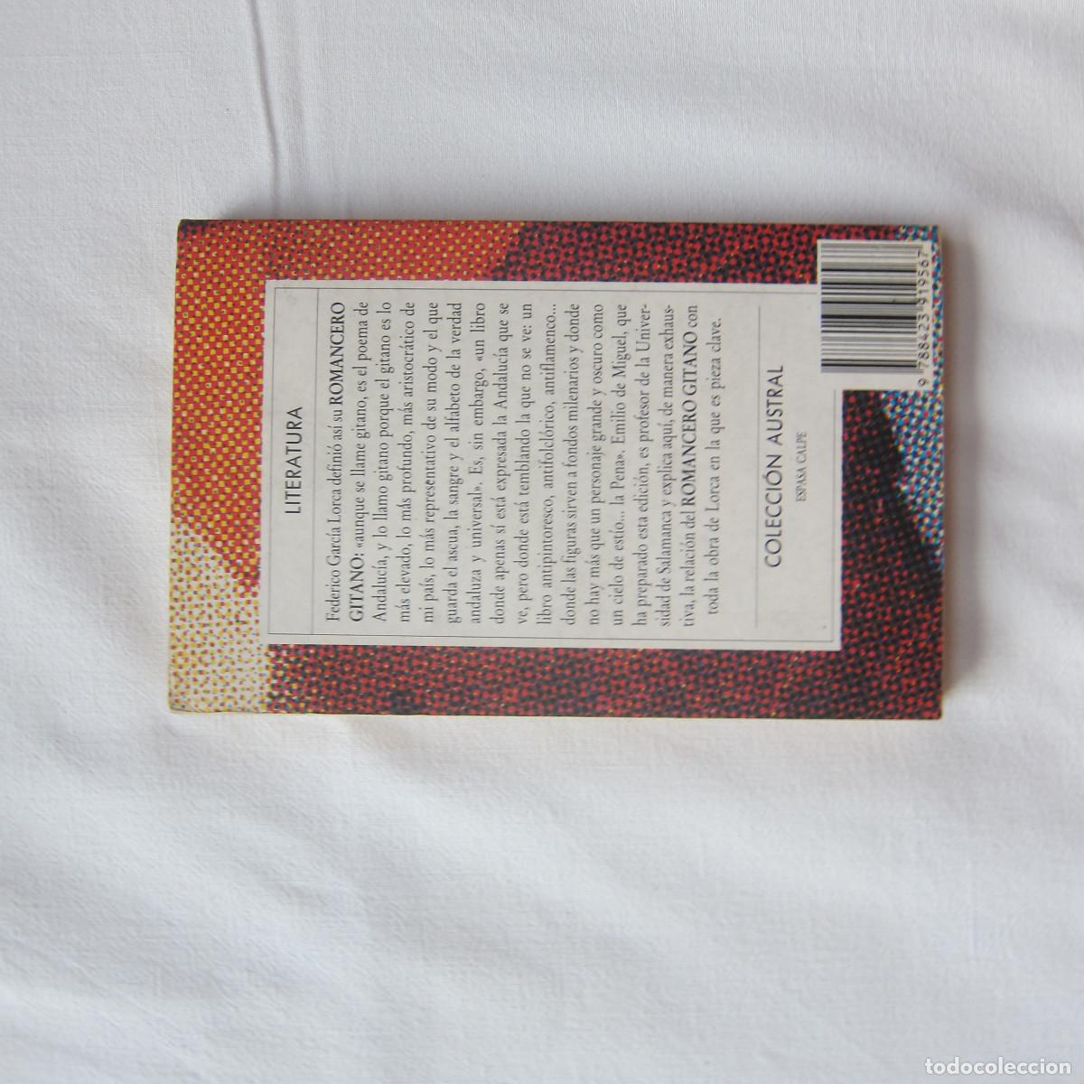 Libros de segunda mano: ROMANCERO GITANO - LORCA (AUSTRAL) POES&Iacute;A - Foto 3