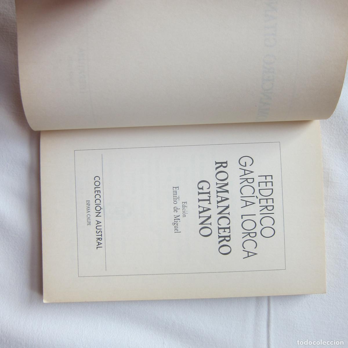 Libros de segunda mano: ROMANCERO GITANO - LORCA (AUSTRAL) POES&Iacute;A - Foto 7