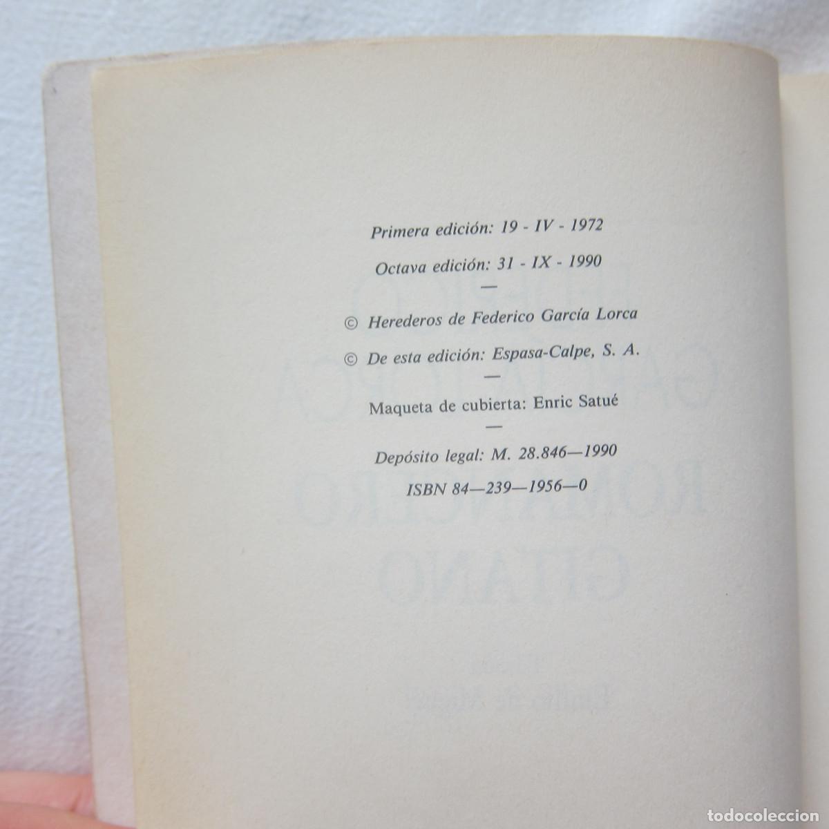 Libros de segunda mano: ROMANCERO GITANO - LORCA (AUSTRAL) POES&Iacute;A - Foto 8
