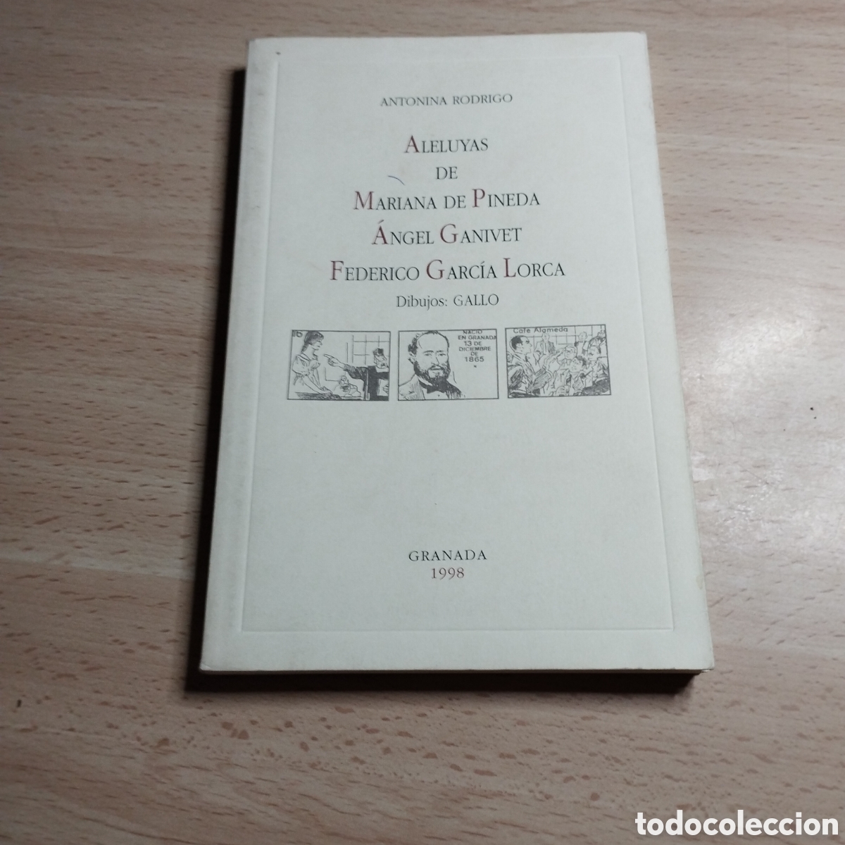 Libros de segunda mano: Aleluyas de Mariana de Pineda. &Aacute;ngel Ganivet. Federico Garc&iacute;a Lorca. Antonina Rodrigo. 1998. Granada