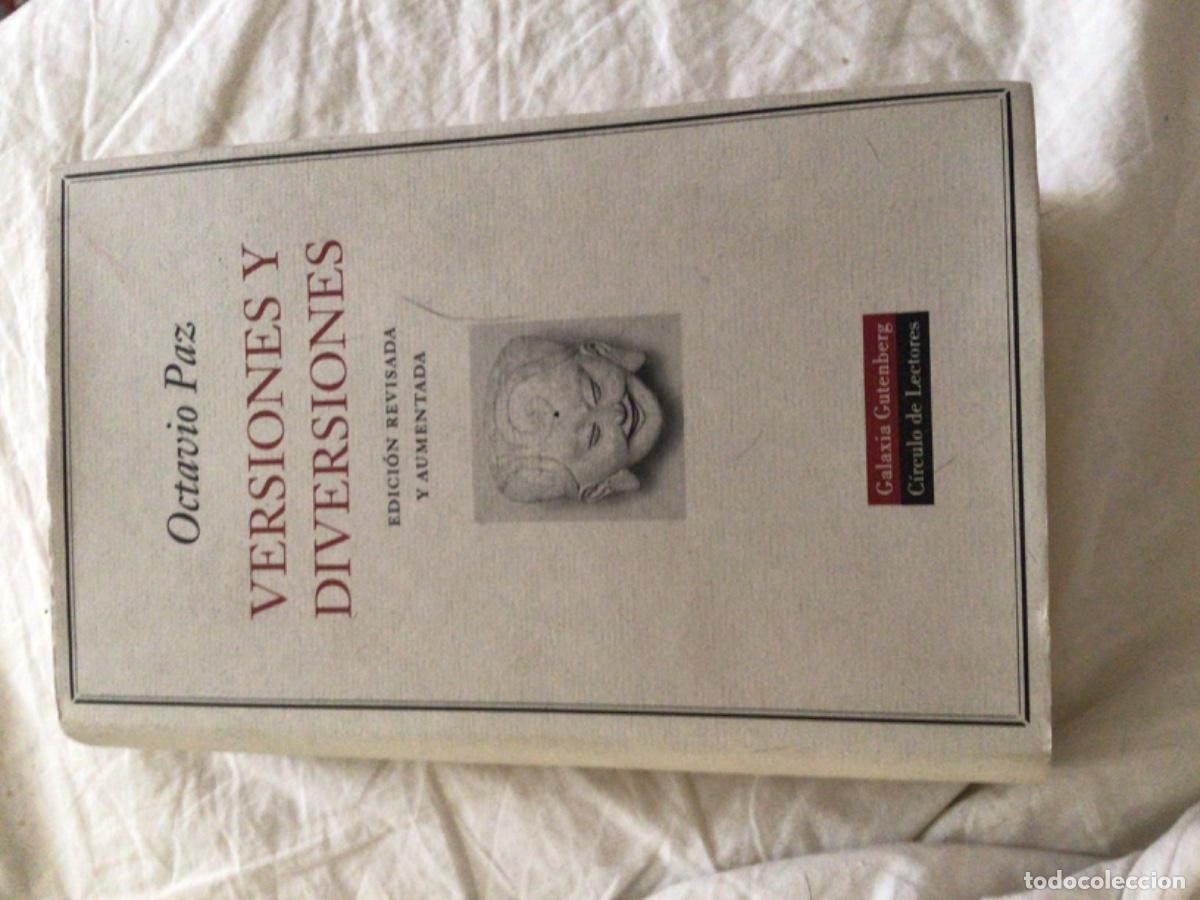 Libros de segunda mano: Octavio Paz versiones y diversiones Galaxia