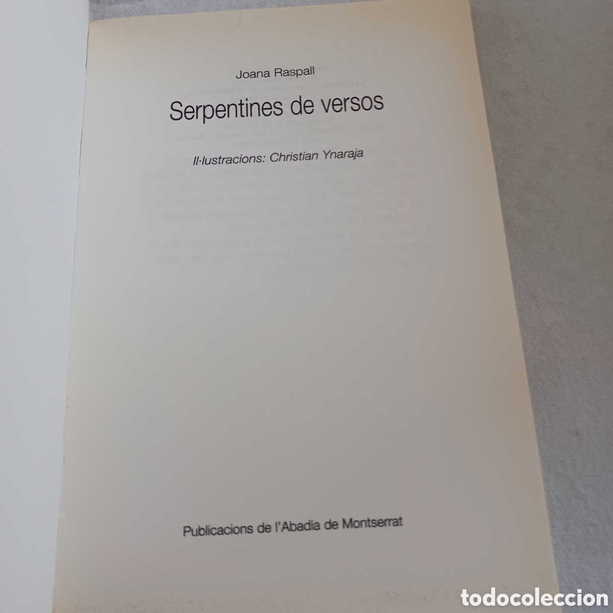 Libros de segunda mano: Serpentinas de versos de Joana Raspall - Foto 3