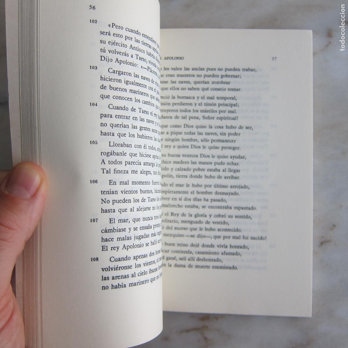 Libros de segunda mano: LIBRO DE APOLONIO - AN&Oacute;NIMO (CASTALIA) POES&Iacute;A - Foto 4
