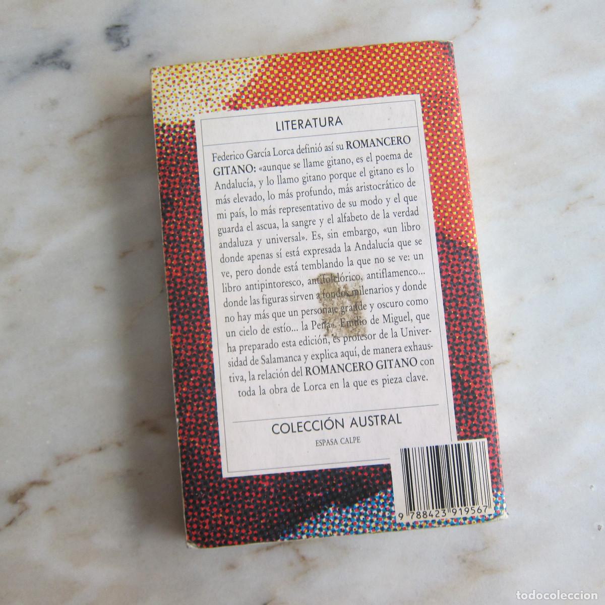 Libros de segunda mano: ROMANCERO GITANO - LORCA (AUSTRAL) POES&Iacute;A - Foto 3