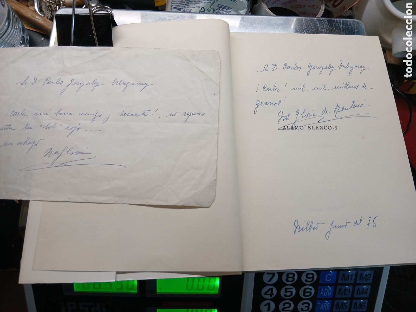 Libros de segunda mano: GLORIA RENTERIA DEDICADO Y FIRMADO!!! ALAMO BLANCO 2