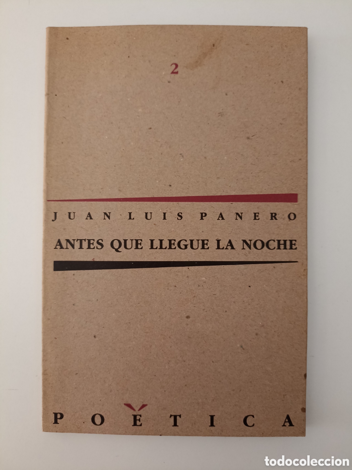 Libros de segunda mano: Juan Luis Panero - Antes que llegue la noche (Pen&iacute;nsula / Edicions 62, 1986)