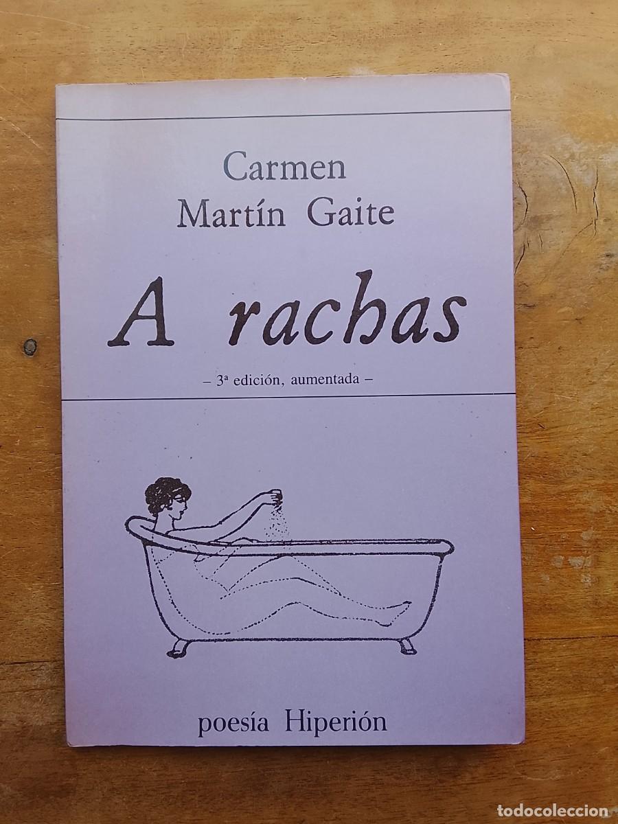 Libros de segunda mano: Carmen Mart&iacute;n Gaite, A rachas. Poemas