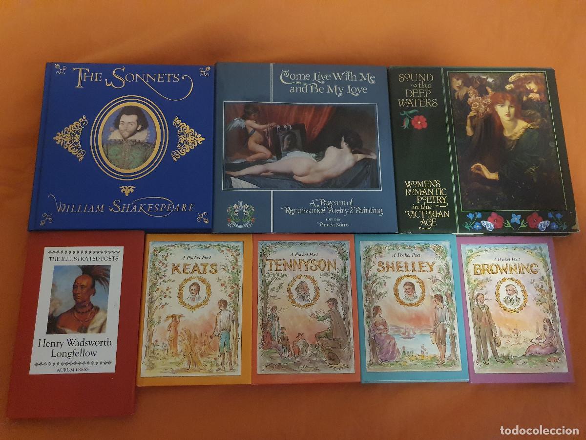 Libros de segunda mano: Lote de 7 libros de Poes&iacute;a Vintage . Ediciones ilustradas