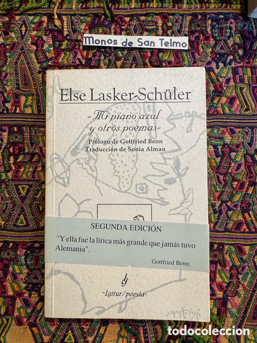 Libros de segunda mano: Else Lasker Mi piano azul poes&iacute;a