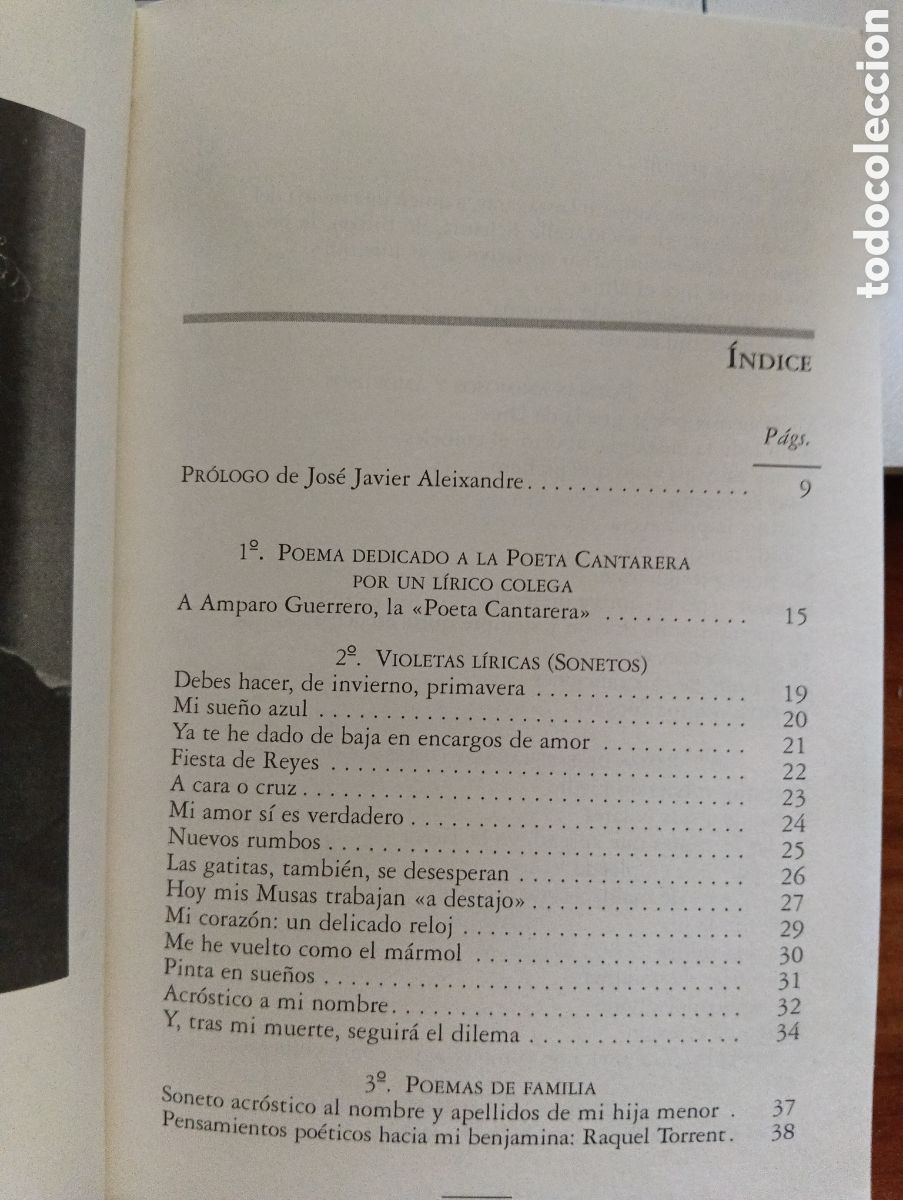 Libros de segunda mano: Giros de mi rueca sentimental, Amparo Guerrero - Foto 4
