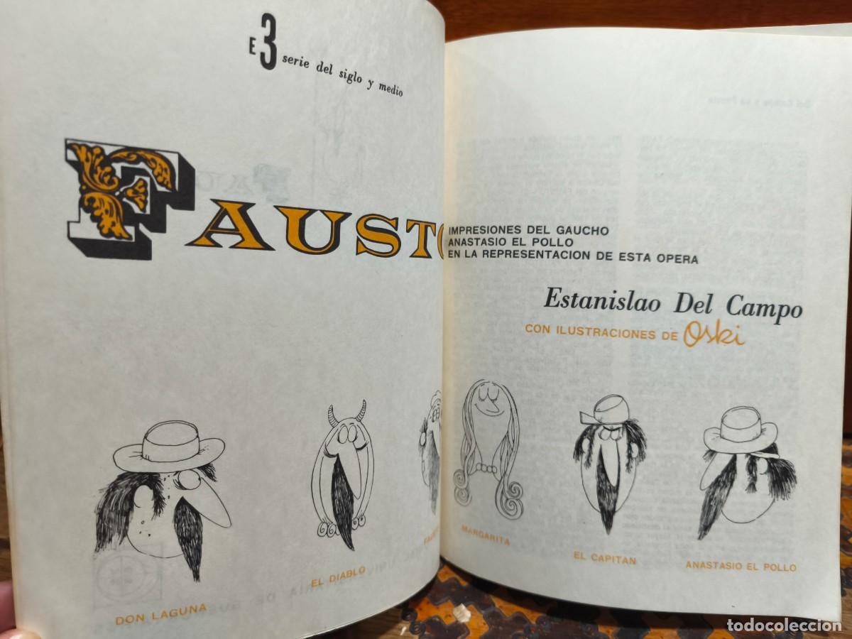 Libros de segunda mano: Estanislao del Campo &ndash; OSKI - Fausto &ndash; Eudeba &ndash; 1963 - Foto 2