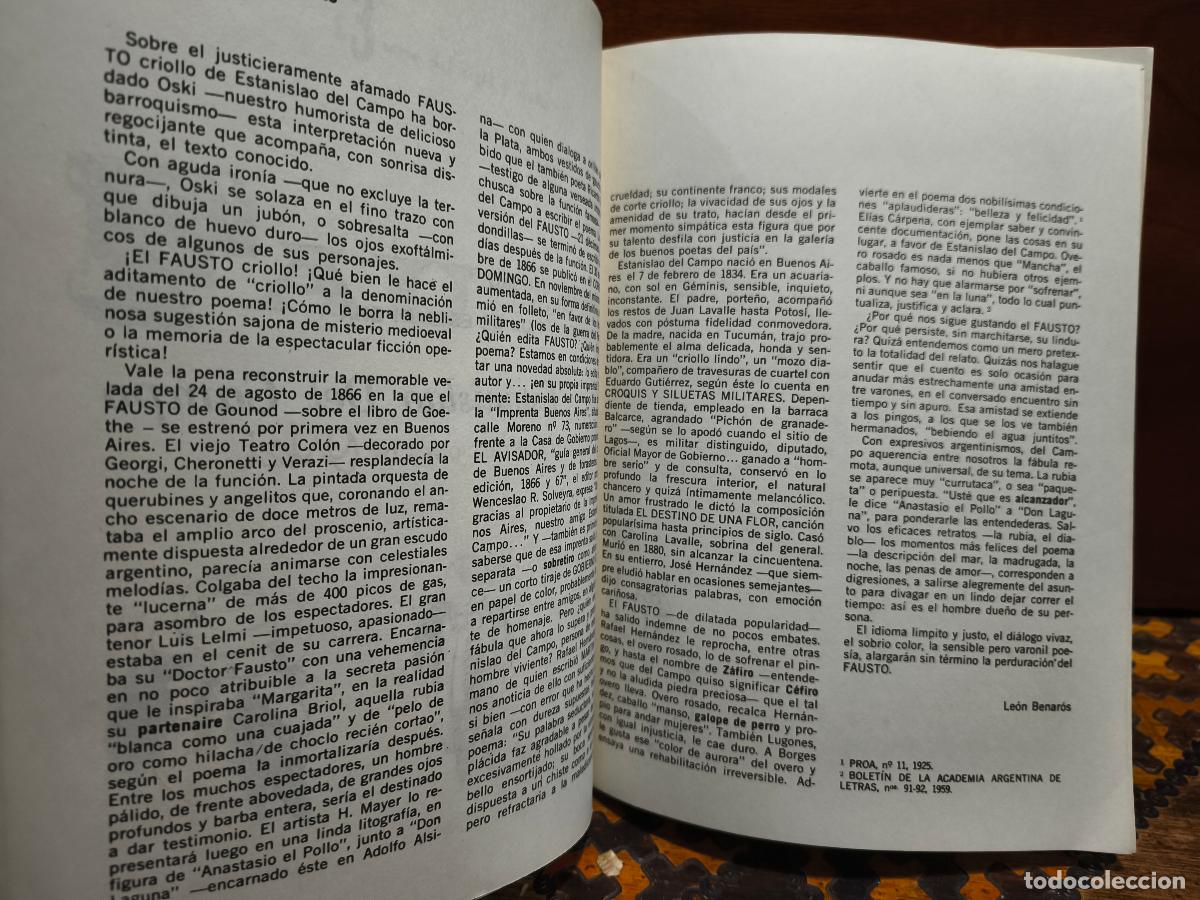 Libros de segunda mano: Estanislao del Campo &ndash; OSKI - Fausto &ndash; Eudeba &ndash; 1963 - Foto 3