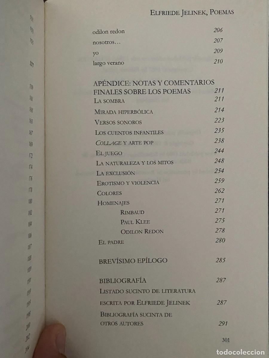 Libros de segunda mano: Elfriede JELINEK, Poemas, Amargord - Foto 8
