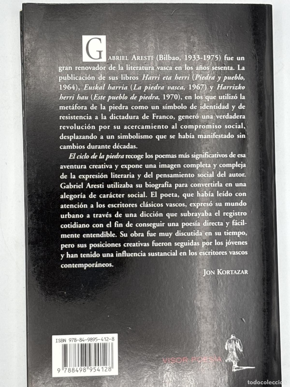 Libros de segunda mano: El ciclo de la piedra - ; Gabriel Aresti - Foto 2
