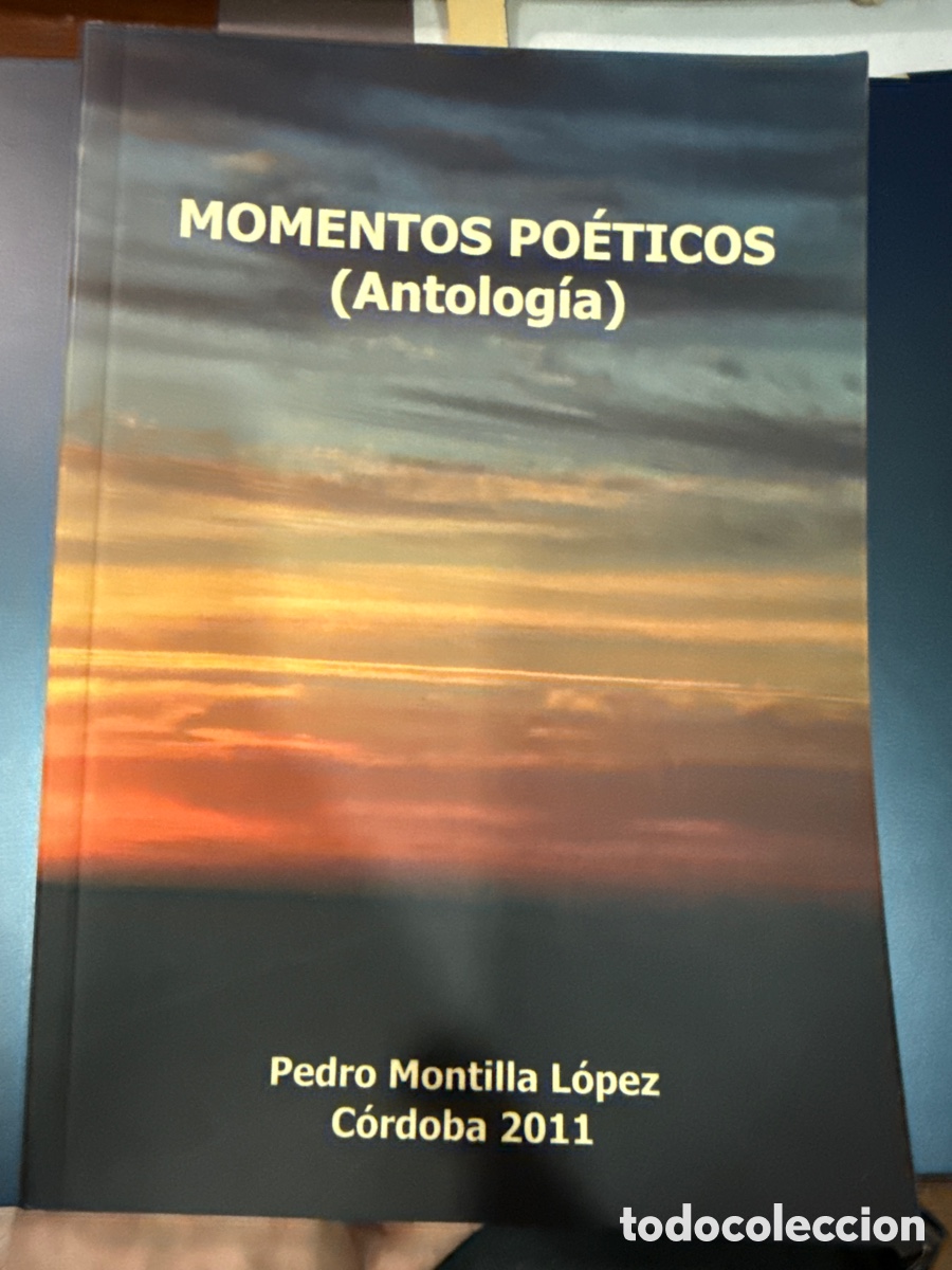 Libros de segunda mano: MONTILLA L&Oacute;PEZ, Pedro Momentos po&eacute;ticos: (Antolog&iacute;a)