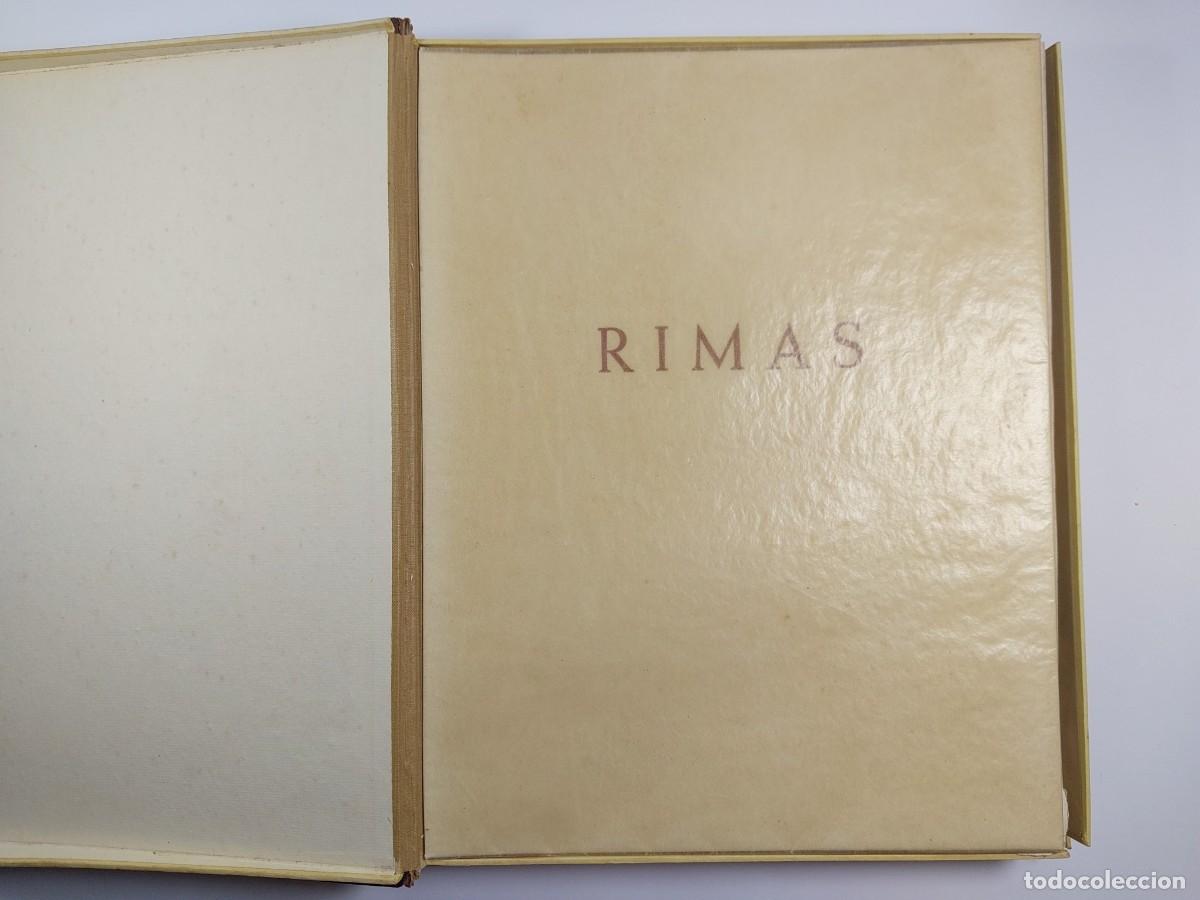 Libros de segunda mano: Rimas. Bequer. Edici&oacute;nalta bibliof&iacute;lia. Aguafuertes Edouard Chimot. 1/28 ejemplares. Dibujo original