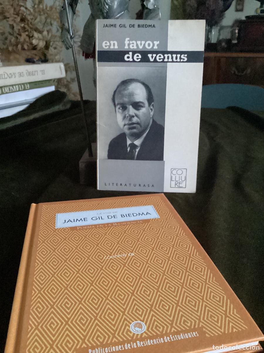 Libros de segunda mano: JAIME GIL DE BIEDMA. POESIA EN LA RESIDENCIA / EN FAVOR DE VENUS. 1&ordf; EDICI&Oacute;N, COLLIURE, 1965.