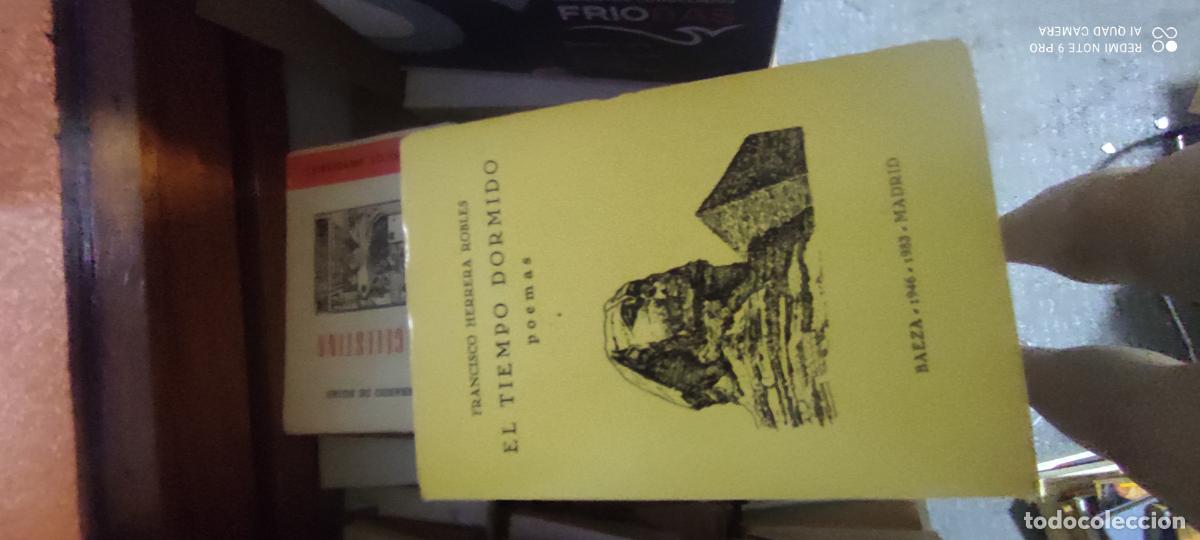 Libros de segunda mano: El tiempo dormido poemas (autor: Francisco Herrera Robles)