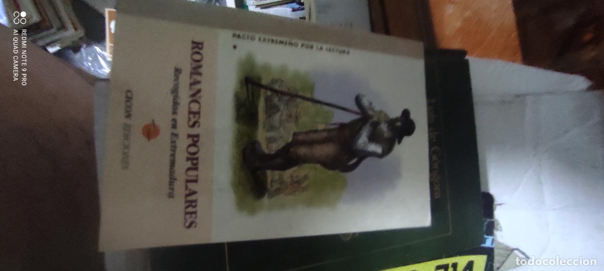 Libros de segunda mano: ROMANCES POPULARES RECOGIDOS EN EXTREMADURA. POES&Iacute;A ESPA&Ntilde;OLA. POES&Iacute;A POPULAR.
