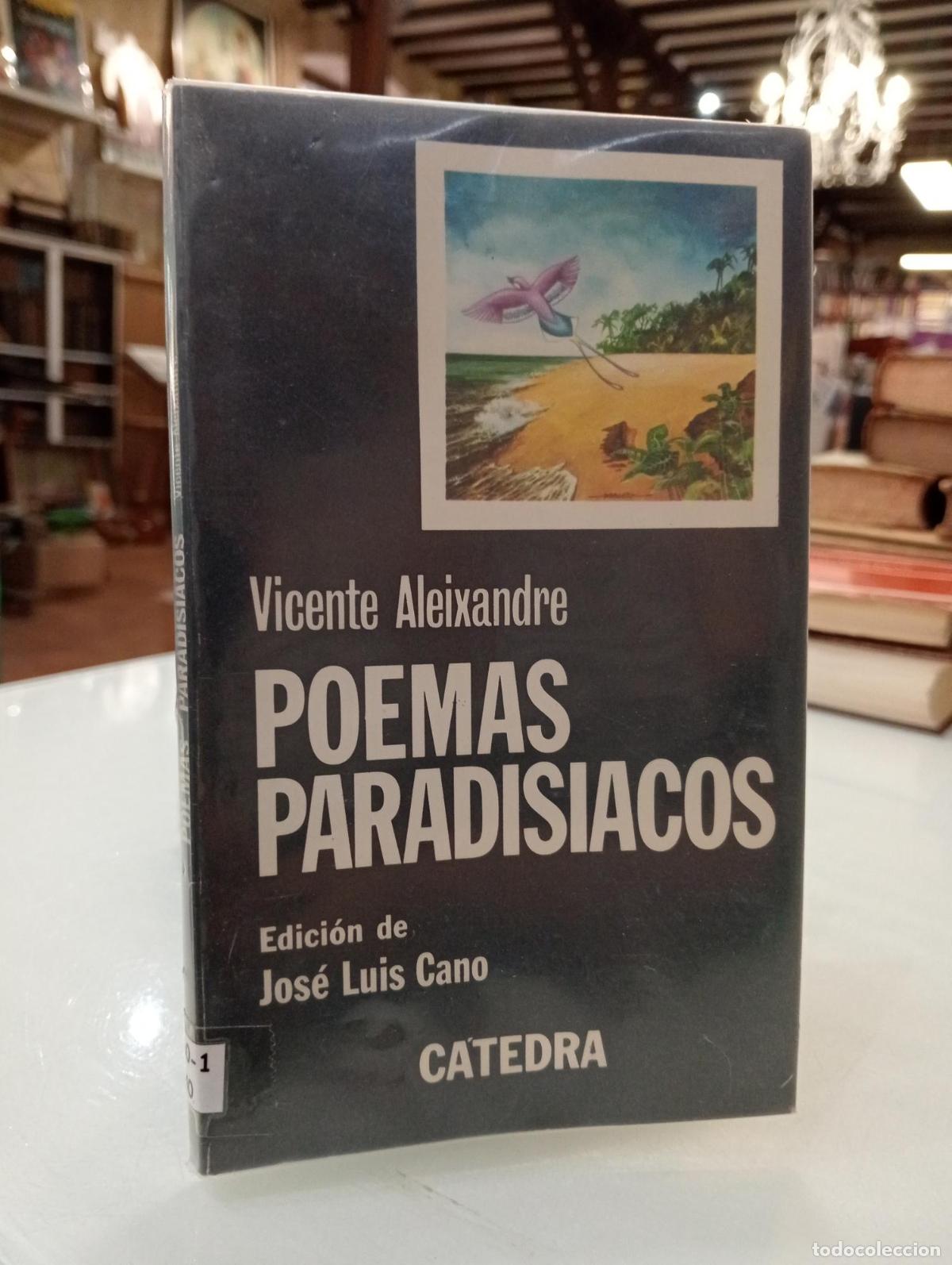 Libros de segunda mano: Poemas paradis&iacute;acos - Aleixandre, Vicente.