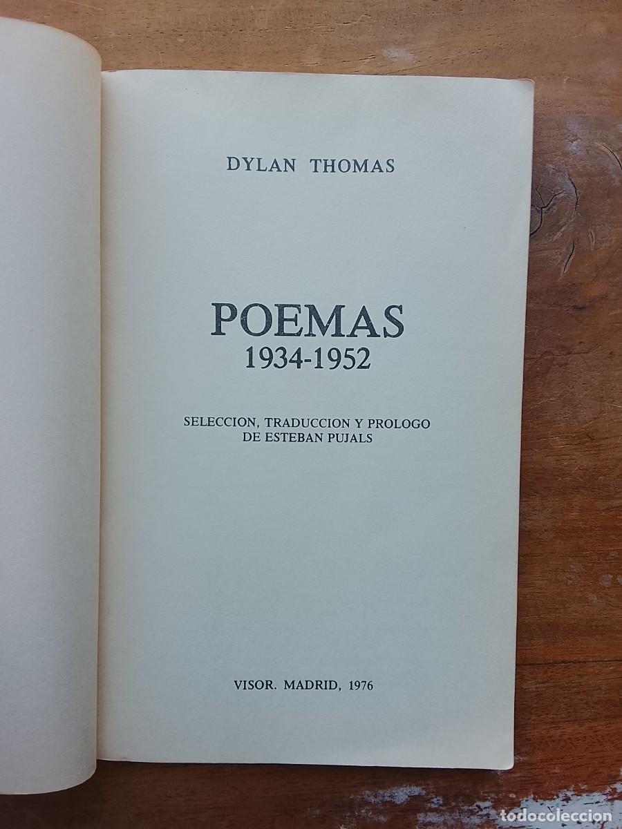 Libros de segunda mano: Dylan Tomas poemas 1934-1952 - Foto 2