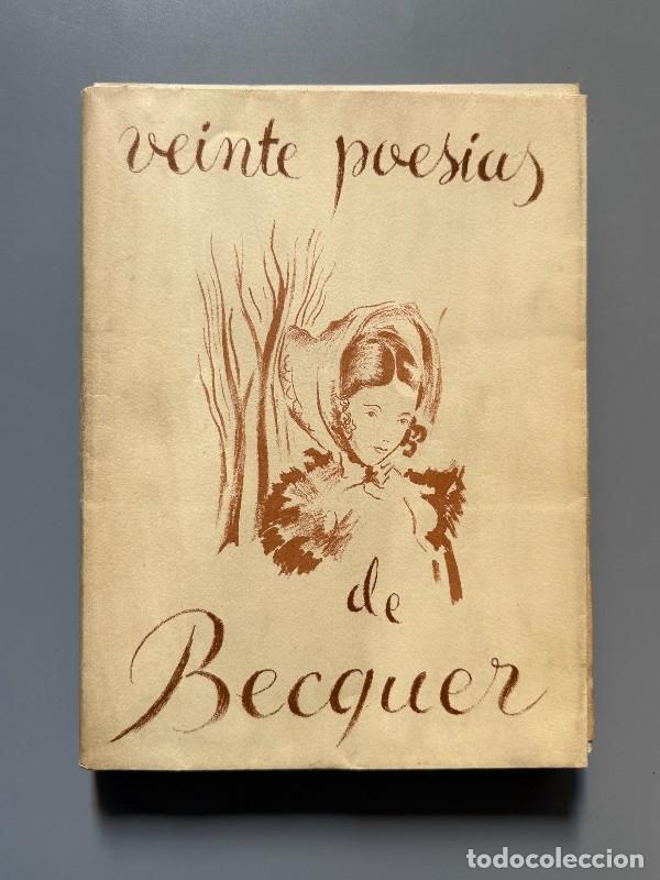 Libros de segunda mano: Veinte poes&iacute;as de B&eacute;cquer (ejemplar n&ordm;265) - Editorial Argos, 1946