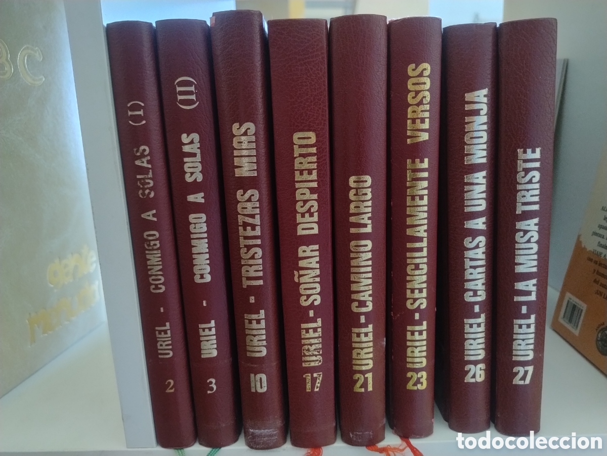 Libros de segunda mano: Lote de libros de poes&iacute;a de Uriel.