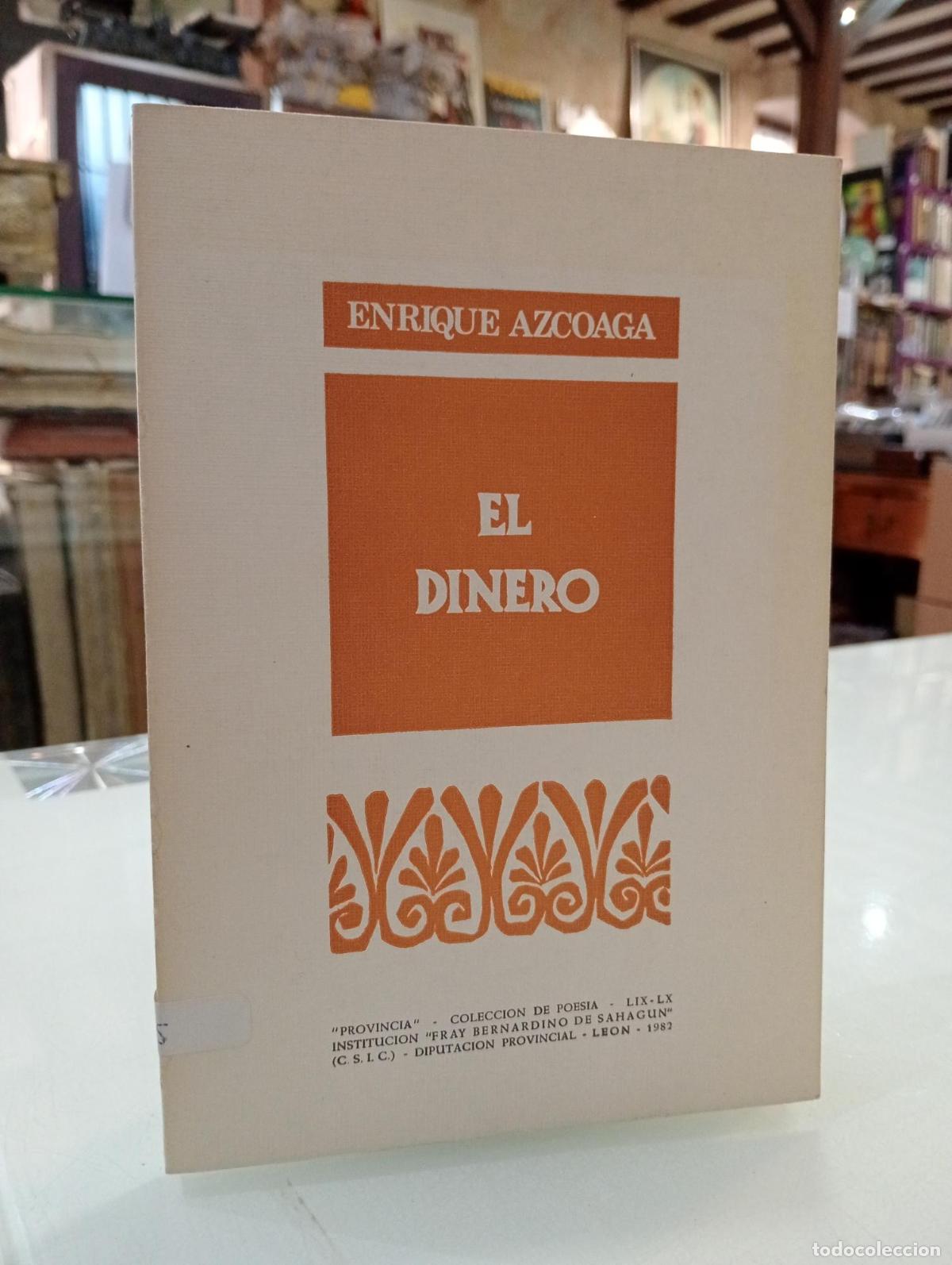 Libros de segunda mano: El dinero - Azcoaga, Enrique