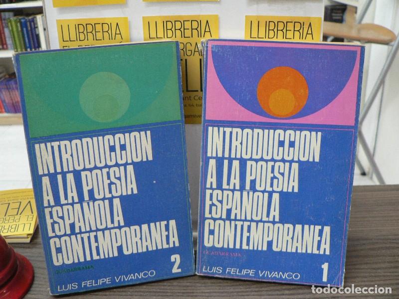 Libros de segunda mano: Introducci&oacute;n a la Poes&iacute;a Espa&ntilde;ola Contempor&aacute;nea (2 vols) - Luis Felipe Vivanco - Ediciones Guadarram