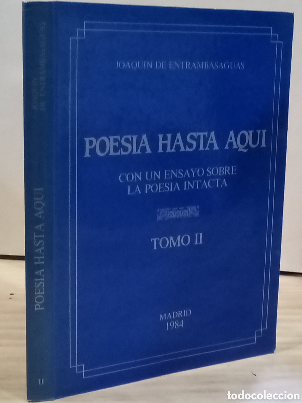 Libros de segunda mano: Poes&iacute;a hasta aqu&iacute;. Joaquin de entrambasaguas