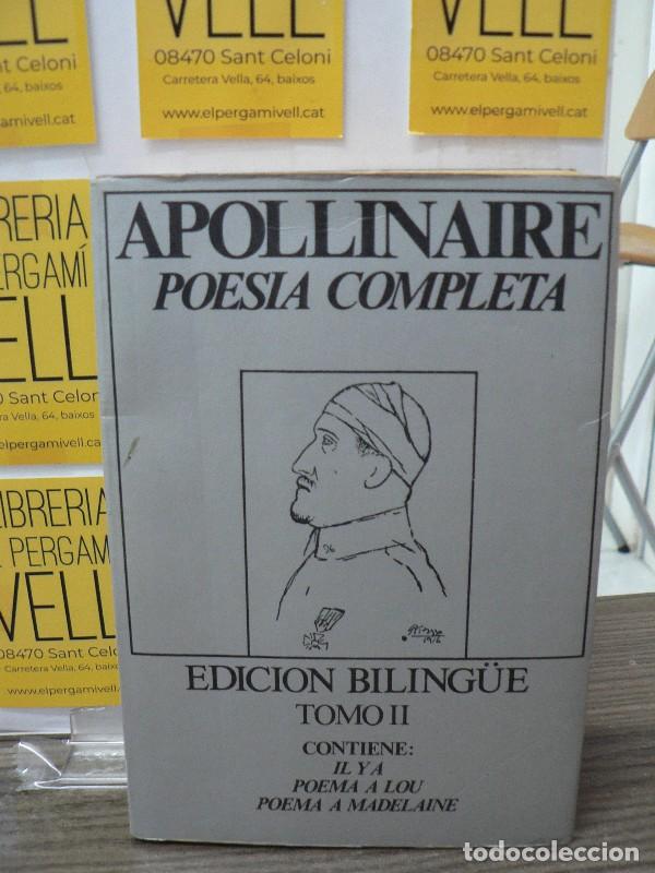 Libros de segunda mano: Poes&iacute;a Completa. (Tomo 2) Apollinaire - Guillaume Apollinaire - Ediciones 29 - R&iacute;o Nuevo, 3287