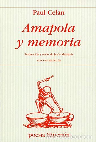 Libros de segunda mano: Amapola y memoria - CELAN, Paul