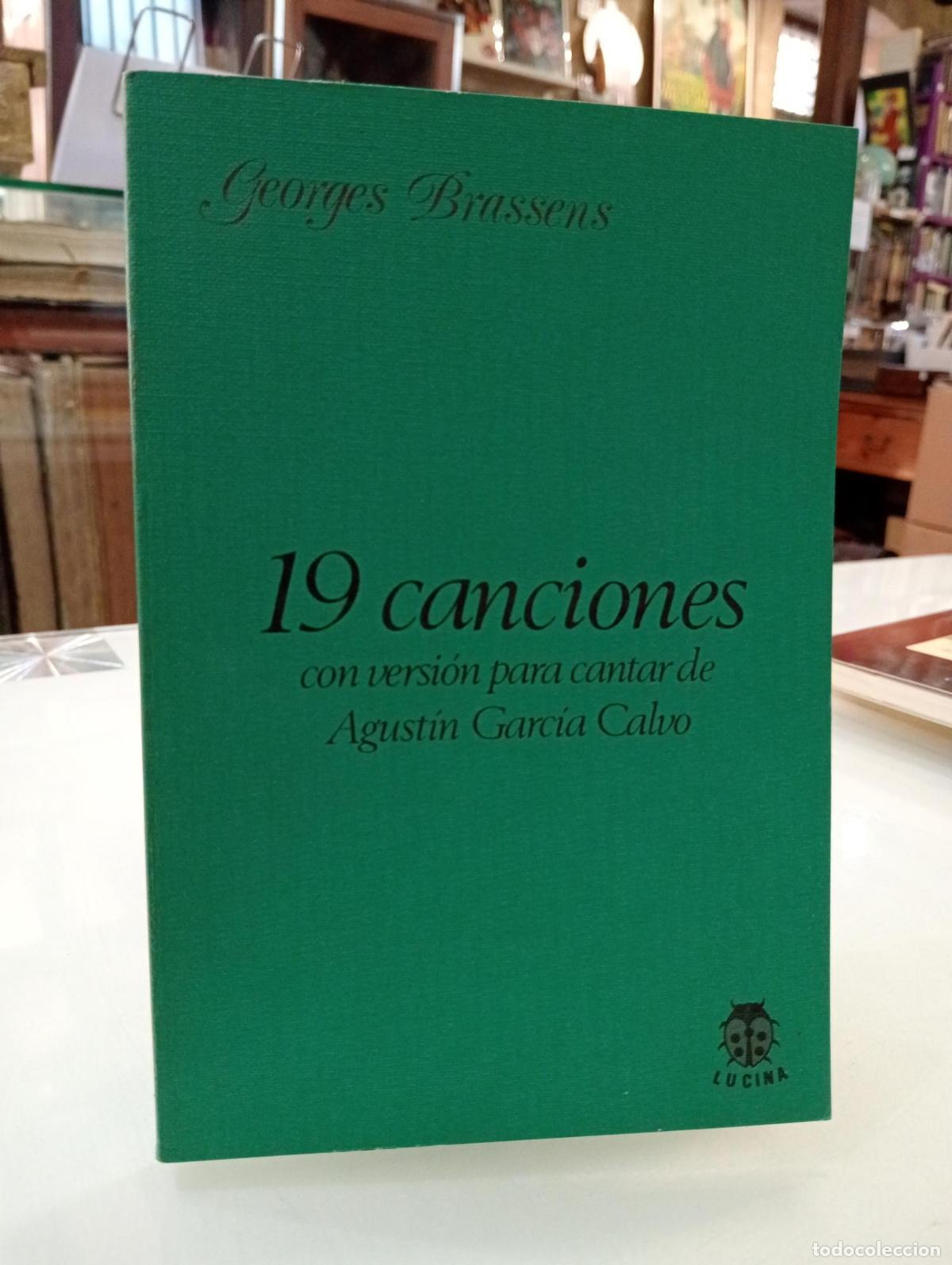 Libros de segunda mano: Diecinueve canciones con versiones para cantar - Brassens, Georges