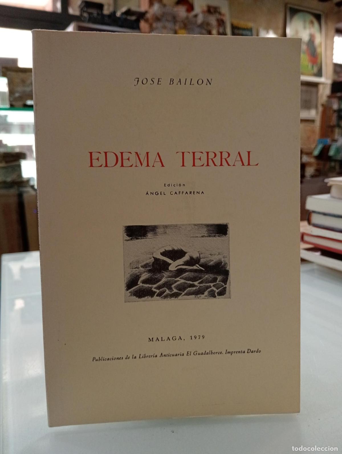 Libros de segunda mano: Edema terral - Bailon, Jose.