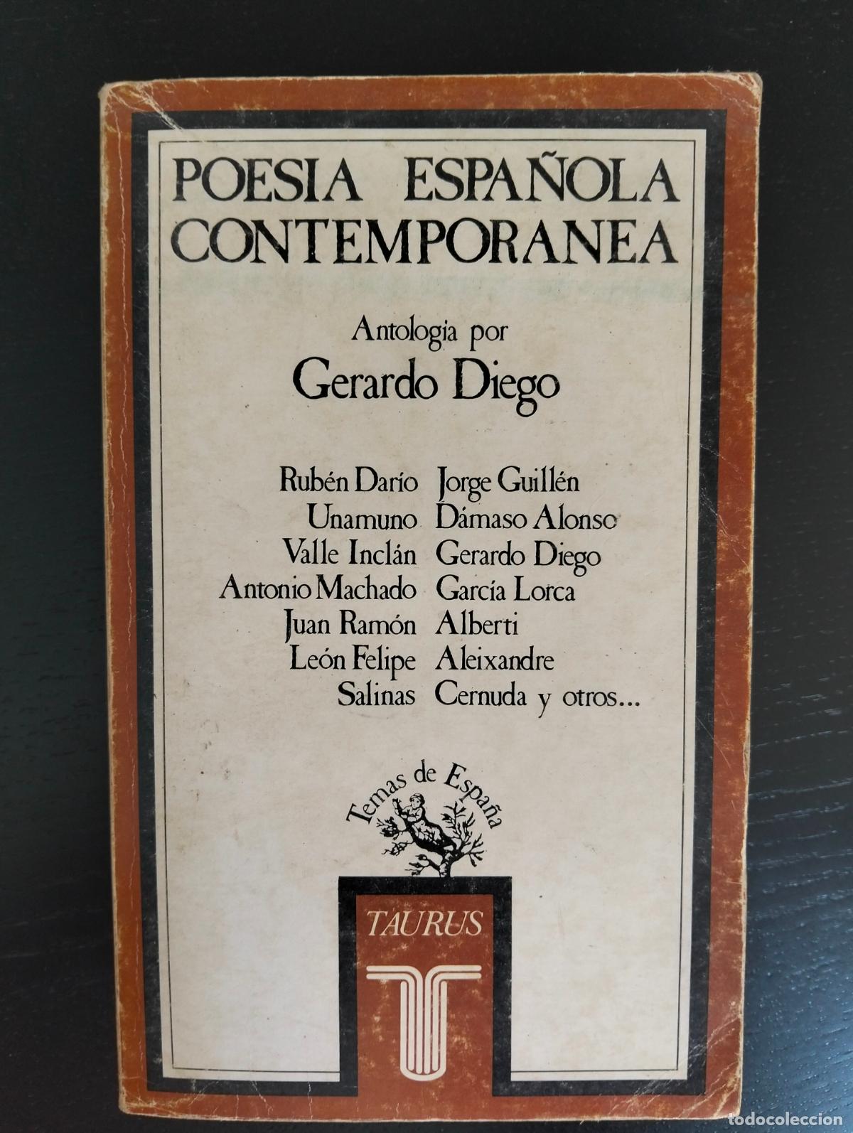 Libros de segunda mano: Literatura. Poesia. Espa&ntilde;ola Contemporanea, Gerardo Diego, Varios. ed. Taurus, 1981, L55